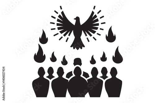 Miraculous Pentecost: The Holy Spirit’s Radiant Descent