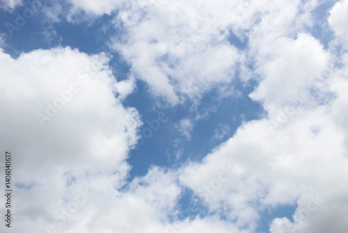 blue sky with clouds