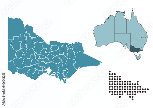 Set maps of Victoria state