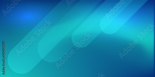 Blue green gradient studio room, abstract background pattern, walls and floor reflect neon lights luxurious shine, dark tones and feel speed of digital technology connected. Future technology.