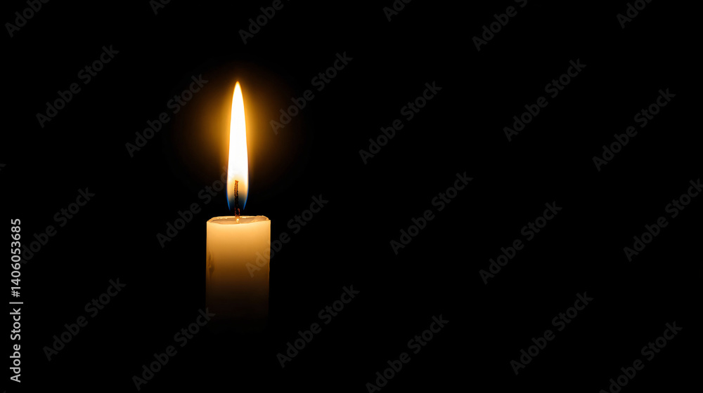 Single Candle Flame: Burning Brightly in Darkness, Isolated Candlelight, Hope and Remembrance, Warm Glow, Minimalist Image, Serene Ambiance, Candle on Black.
Single Candle Flame: Burning Brightly in Darkness, Isolated Candlelight, Hope and Remembrance, Warm Glow, Minimalist Image, Serene Ambiance, Candle on Black.