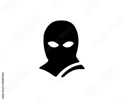 Mysterious figure in engraved illustration showcases anonymity in bold black silhouette style with a transparent background