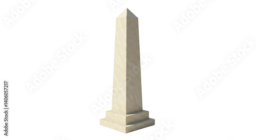 Obraz na płótnie Isolated Obelisk Monument