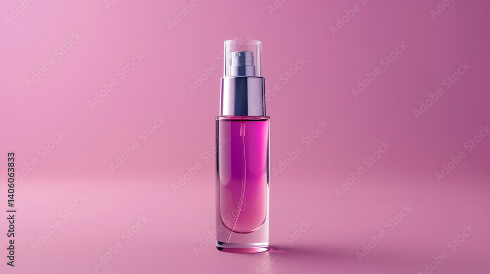 spray bottle isolated on pink background spray bottle isolated on pink background