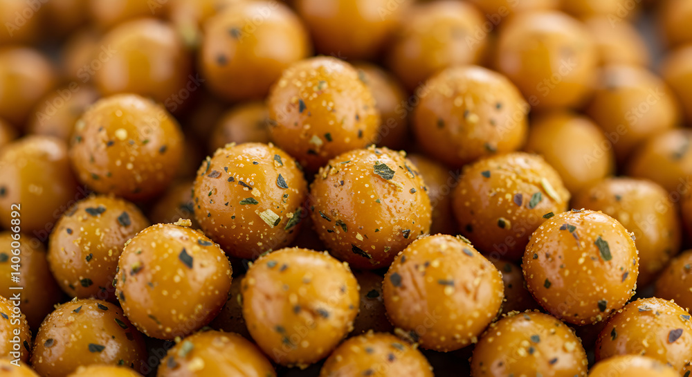 Delicious Golden Snack Balls Featuring Herbs and Spices Delightful Arrangement Delicious Golden Snack Balls Featuring Herbs and Spices Delightful Arrangement