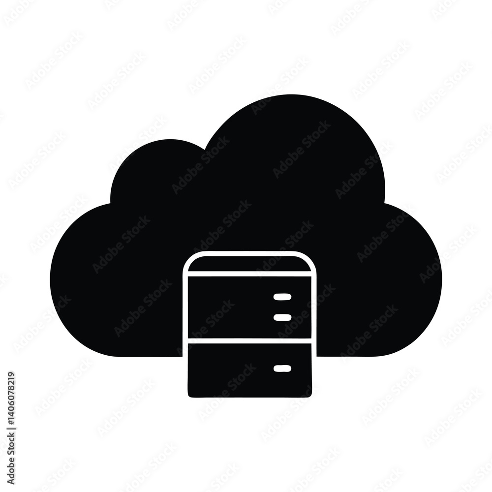 cloud computing concept illustration
