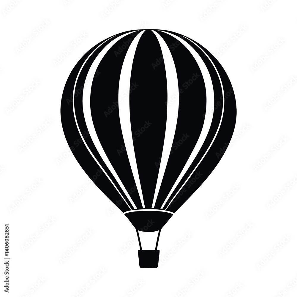 Obraz premium hot air balloon vector illustration