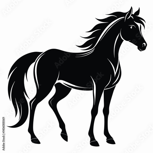 Black Horse Silhouette