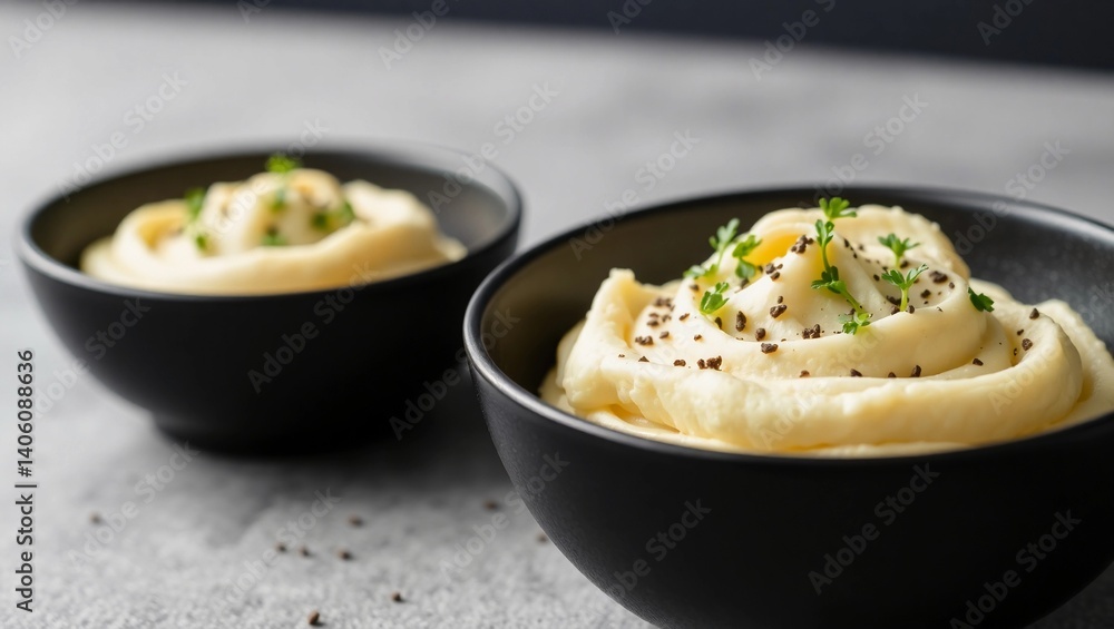 gourmet food creamy mashed potatoes mashed potatoes comfort food microgreens silky texture cracked pepper modern bowl culinary presentation contemporary style
gourmet food creamy mashed potatoes mashed potatoes comfort food microgreens silky texture cracked pepper modern bowl culinary presentation contemporary style
