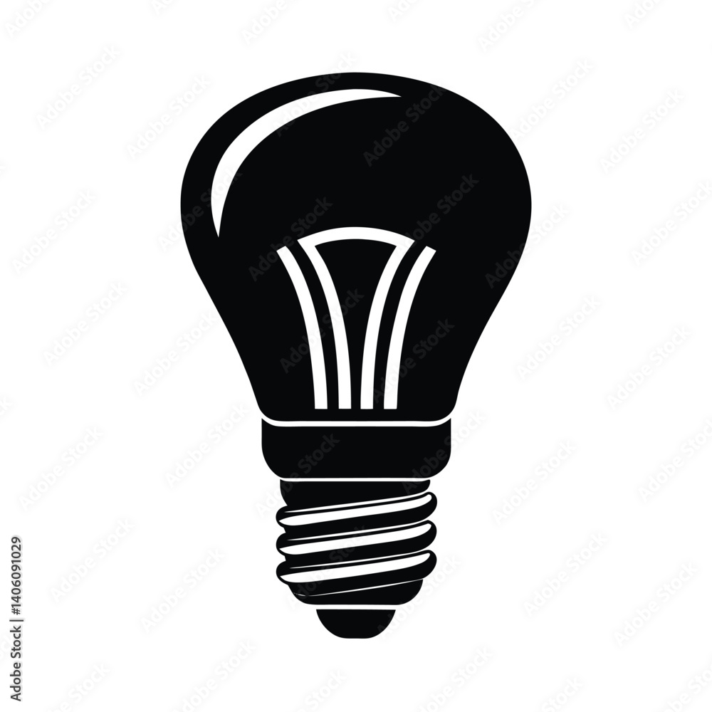 Obraz premium Isolated Energy Saving Bulb on White Background