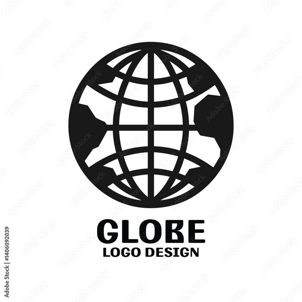 Globe Vector Logo Design Globe Vector Logo Design