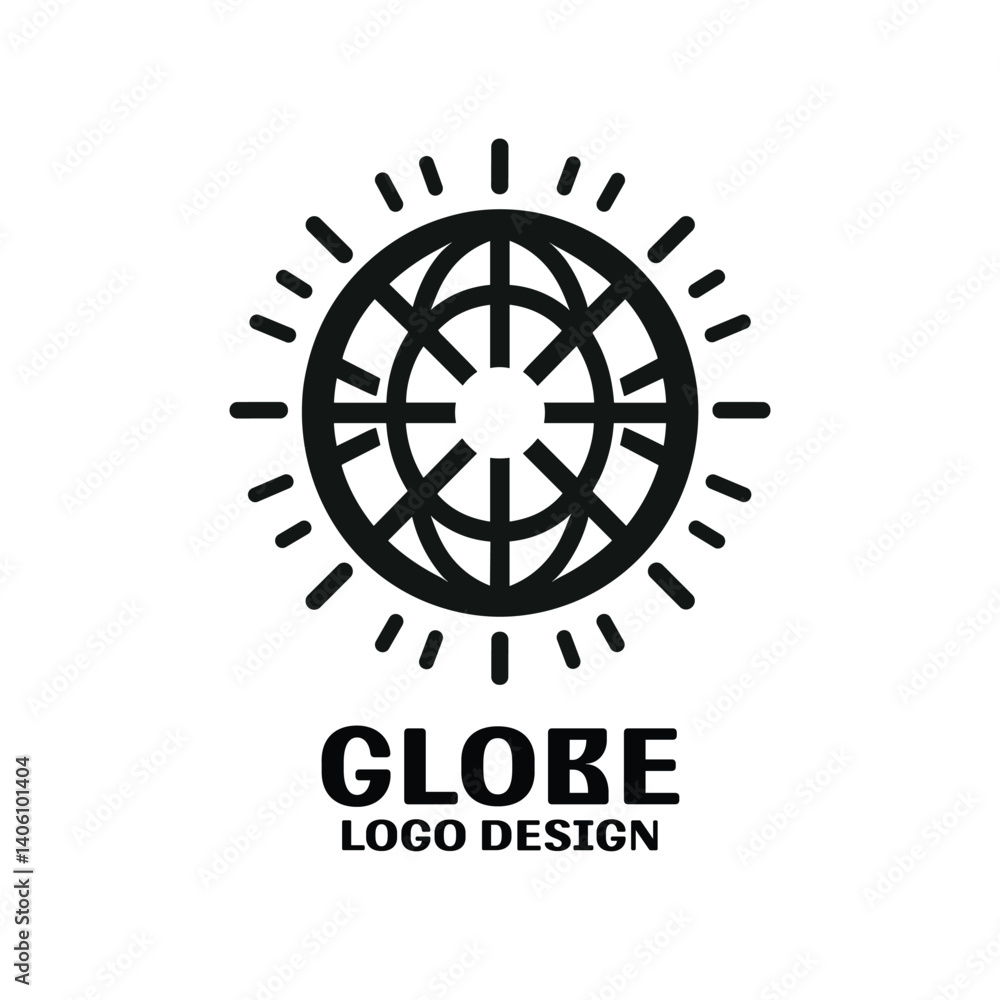 Globe Vector Logo Design Globe Vector Logo Design