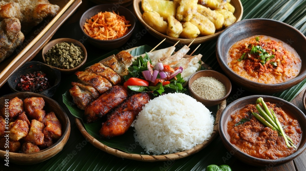 various kinds of indonesian kitchen spices used for cooking various kinds of indonesian kitchen spices used for cooking