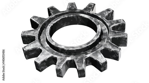 Professional Gray Cogwheel Pictograph Bonus 2017 Year Trend Visual