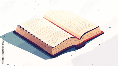 Sacred Holy Bible Design on Clean White Background, Vector Illustration