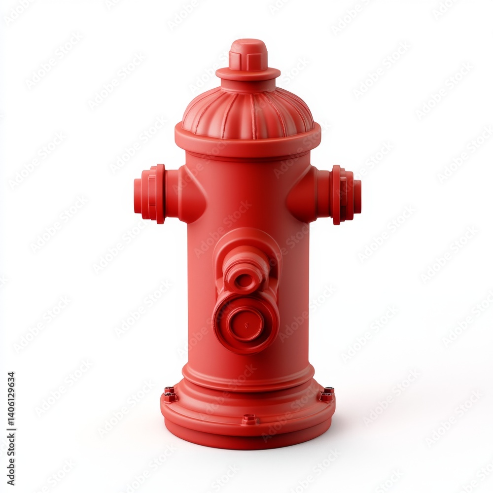 Red fire hydrant, isolated, white background, safety (1) Red fire hydrant, isolated, white background, safety (1)