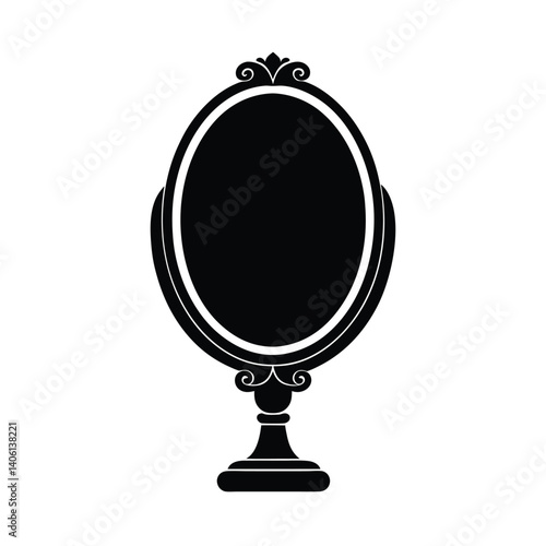 mirror isolated on white background