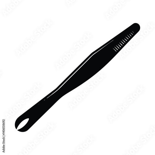 tweezers isolated on white