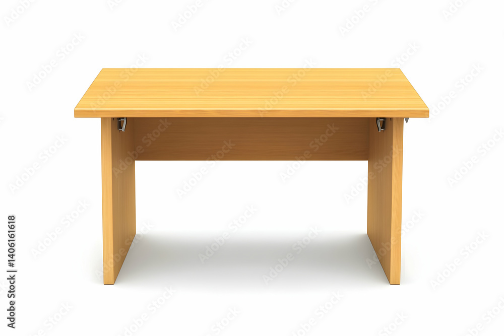Light Oak Foldable Wall-Mounted Desk Light Oak Foldable Wall-Mounted Desk