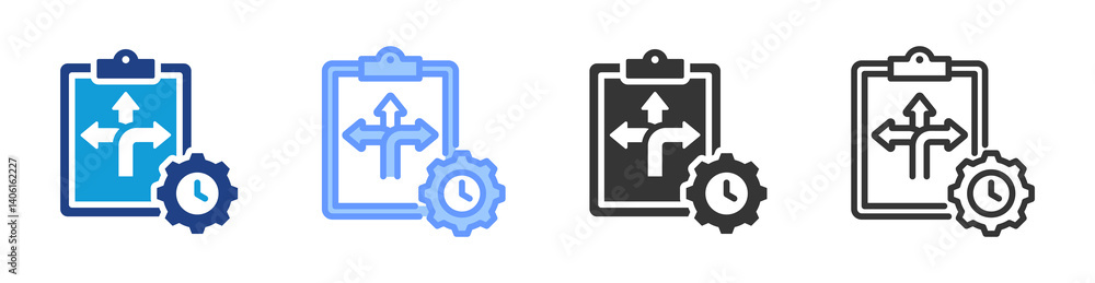 Flexibility Program icon set multiple style collection Flexibility Program icon set multiple style collection