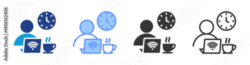 Freelancer icon set multiple style collection