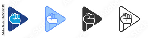 New Beginning icon set multiple style collection