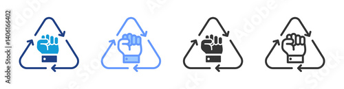 Resurgence icon set multiple style collection