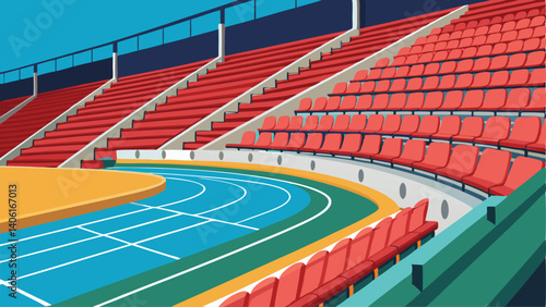 stadium seats in a stadium