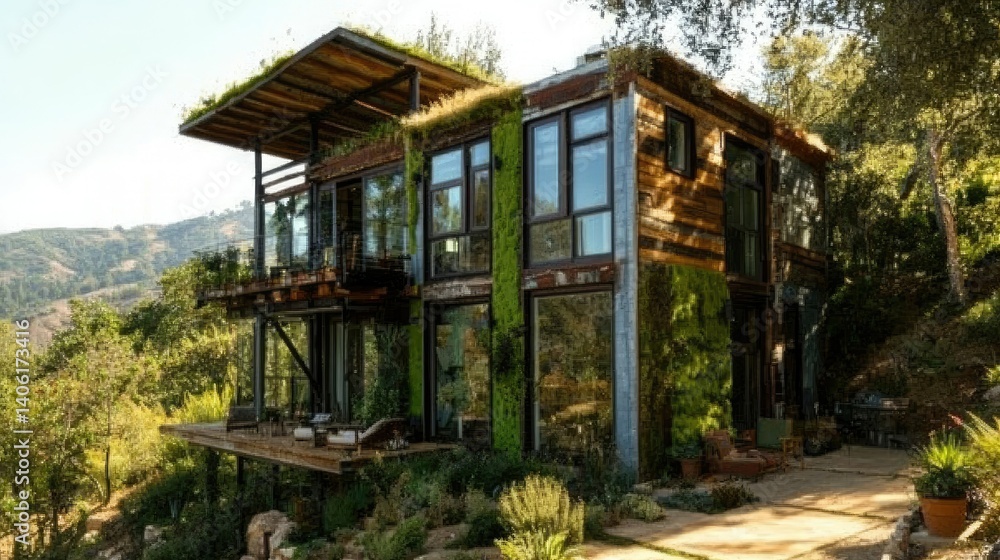 Eco-Friendly Mountaintop Home: Sustainable Living in Harmony with Nature Eco-Friendly Mountaintop Home: Sustainable Living in Harmony with Nature