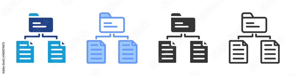 Data Enrichment icon set multiple style collection Data Enrichment icon set multiple style collection