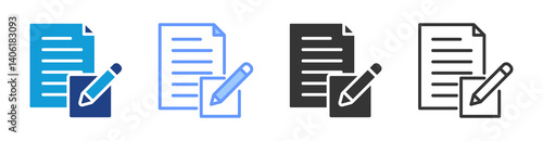 Editing icon set multiple style collection