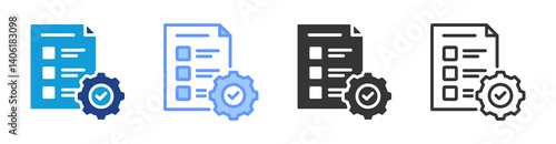 Condition icon set multiple style collection