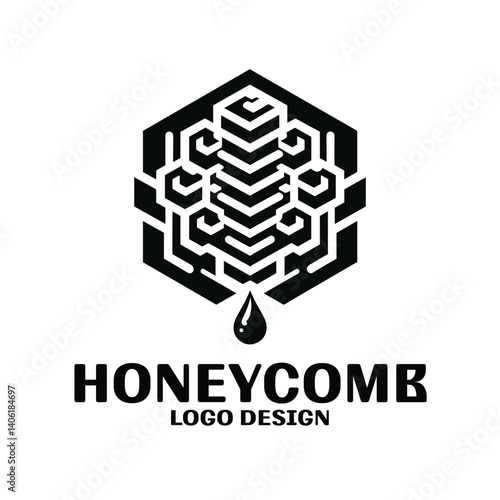 Honeycomb Vector Logo Design