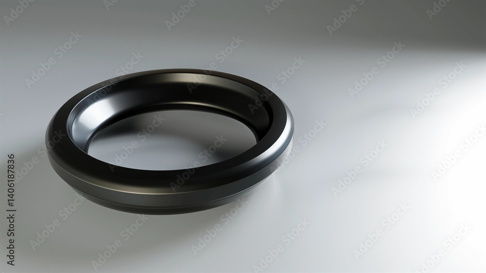 Photorealistic image of a touchscreen infused warming ring in a clean isolated environment Photorealistic image of a touchscreen infused warming ring in a clean isolated environment