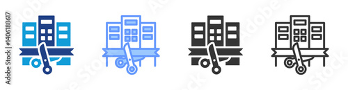 Launching icon set multiple style collection