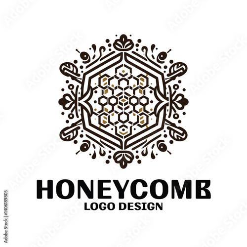 Honeycomb Vector Logo Design