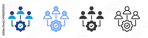 Onboarding icon set multiple style collection
