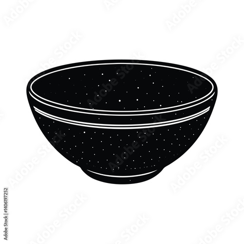 Isolated Bowl on White Background