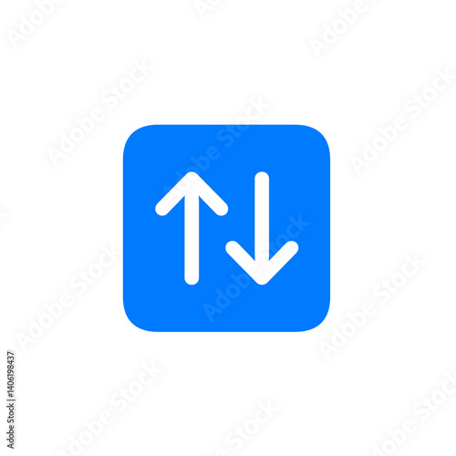 Filled Square Up Down Arrows