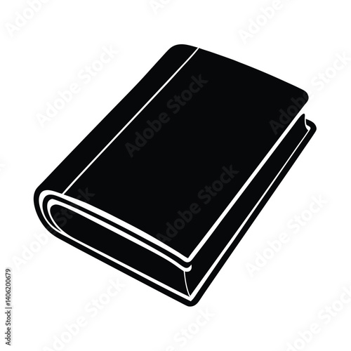 Isolated Notebook on White Background