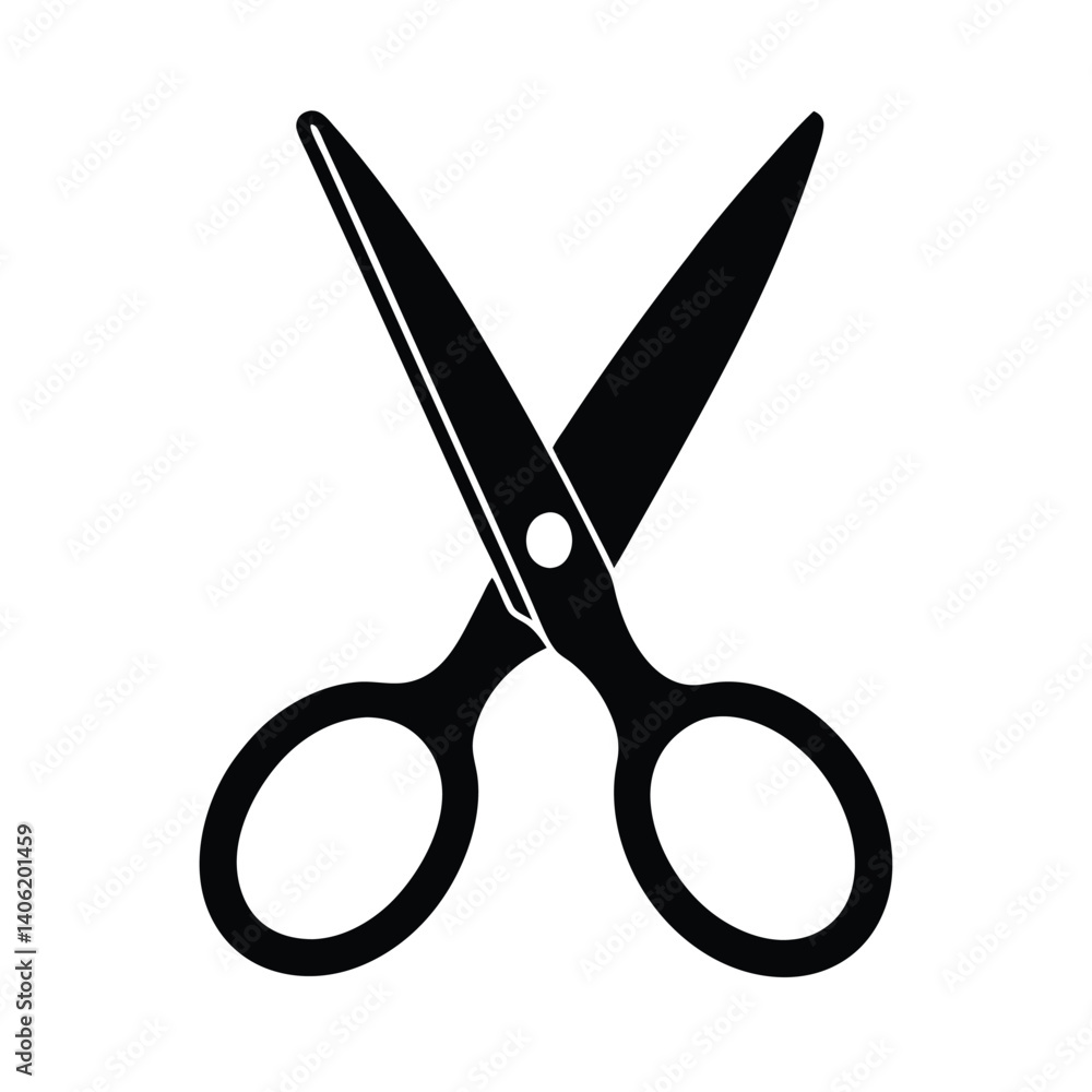 Isolated Scissors on White Background Isolated Scissors on White Background