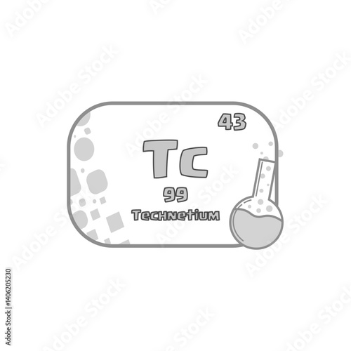 Foto Technetium element info