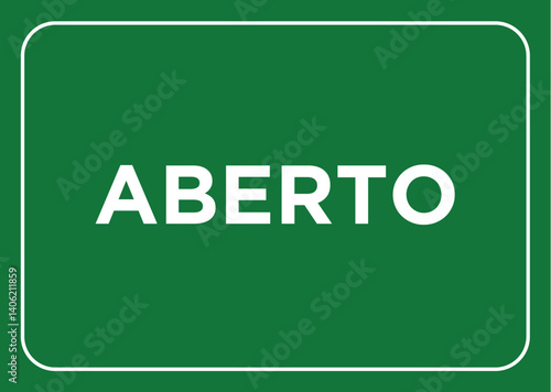 open-Company signboard vector - Informational Sign Vector – Clean and Professional Corporate 
