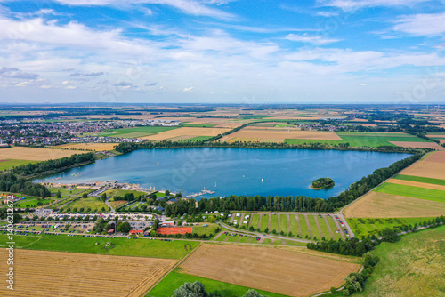 aerial view of Lake Zülpicher See