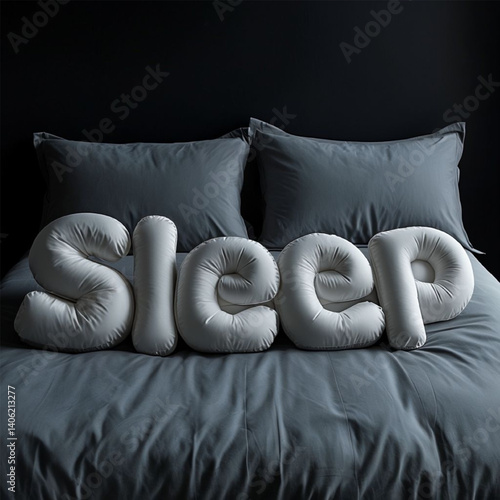 Sleep comfort at bedtime with a sleeping pillow