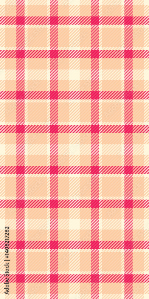Elegant peach and pink plaid pattern. Perfect for textile design, website backgrounds, or scrapbooking projects. Elegant peach and pink plaid pattern. Perfect for textile design, website backgrounds, or scrapbooking projects.