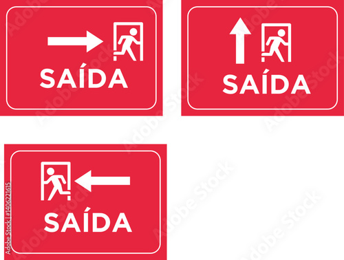 Set-Exit-Company signboard vector - Informational Sign Vector – Clean and Professional Corporate 