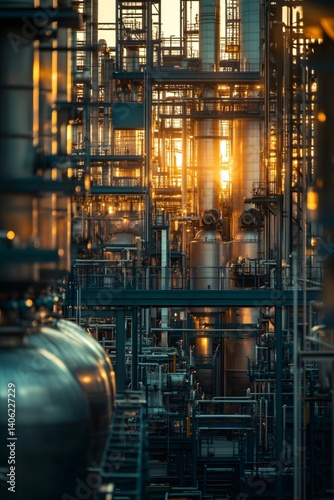 Efficient industrial assembly line under sunlight