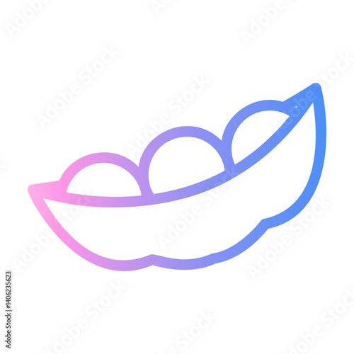 peas Line Gradient Icon