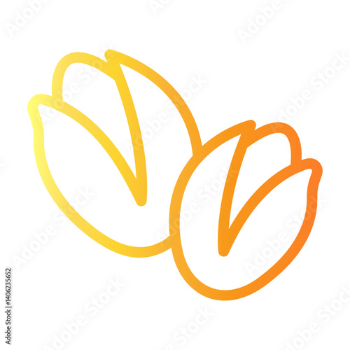 pistachio Line Gradient Icon